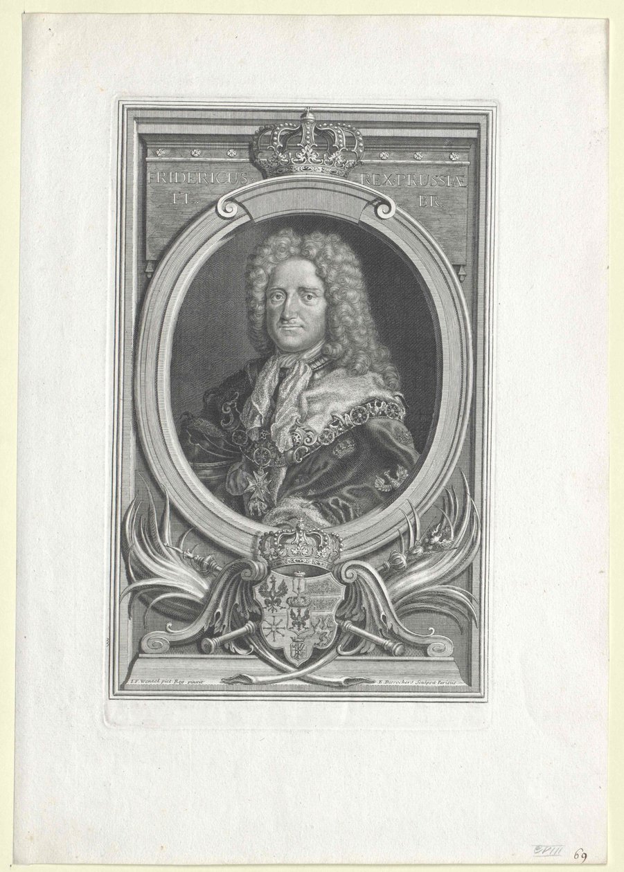 Kongen af Preussen, Frederik I af Artist Unknown