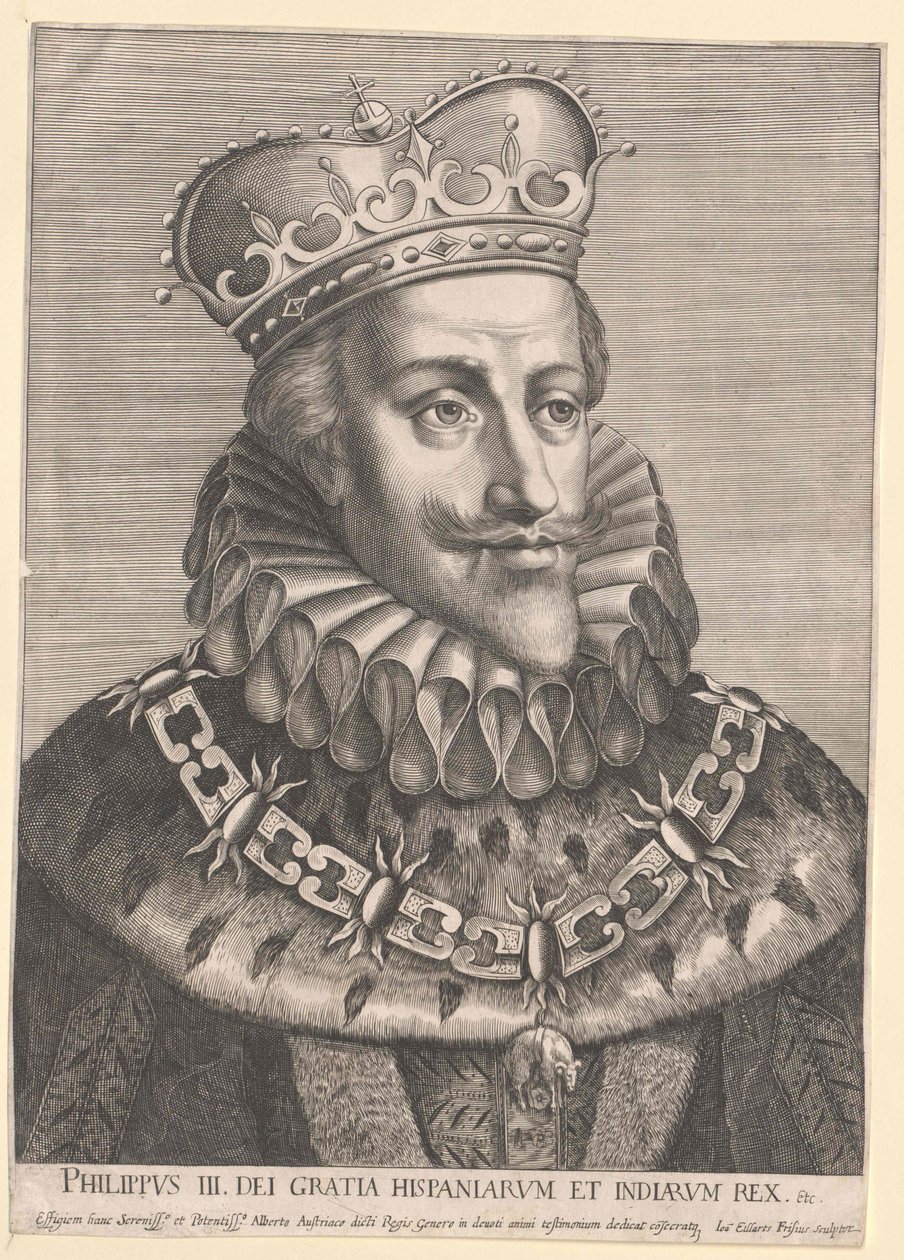 Konge af Spanien Philipp III af Artist Unknown
