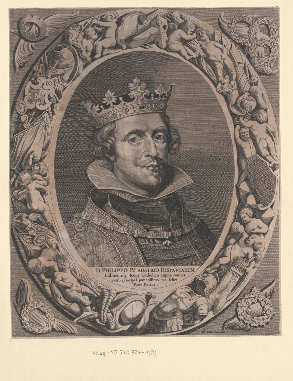 Kong af Spanien Philipp IV af Artist Unknown