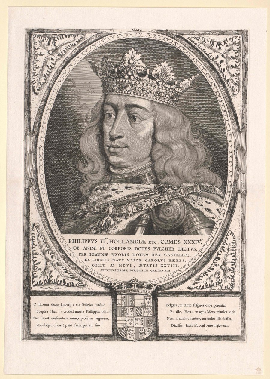 Kong af Spanien Philipp I af Artist Unknown