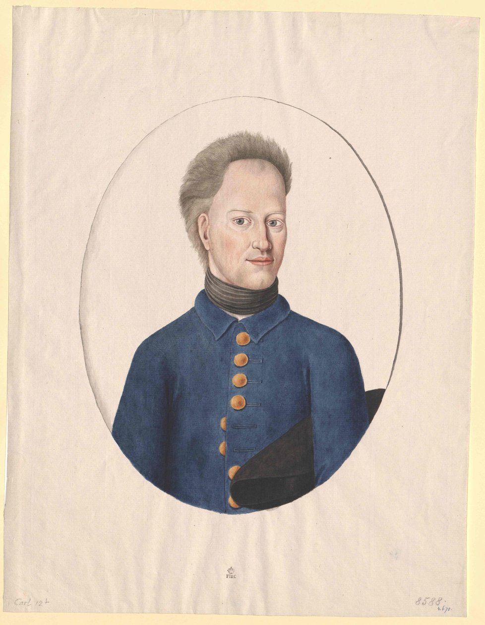 Kong af Sverige Karl XII af Artist Unknown