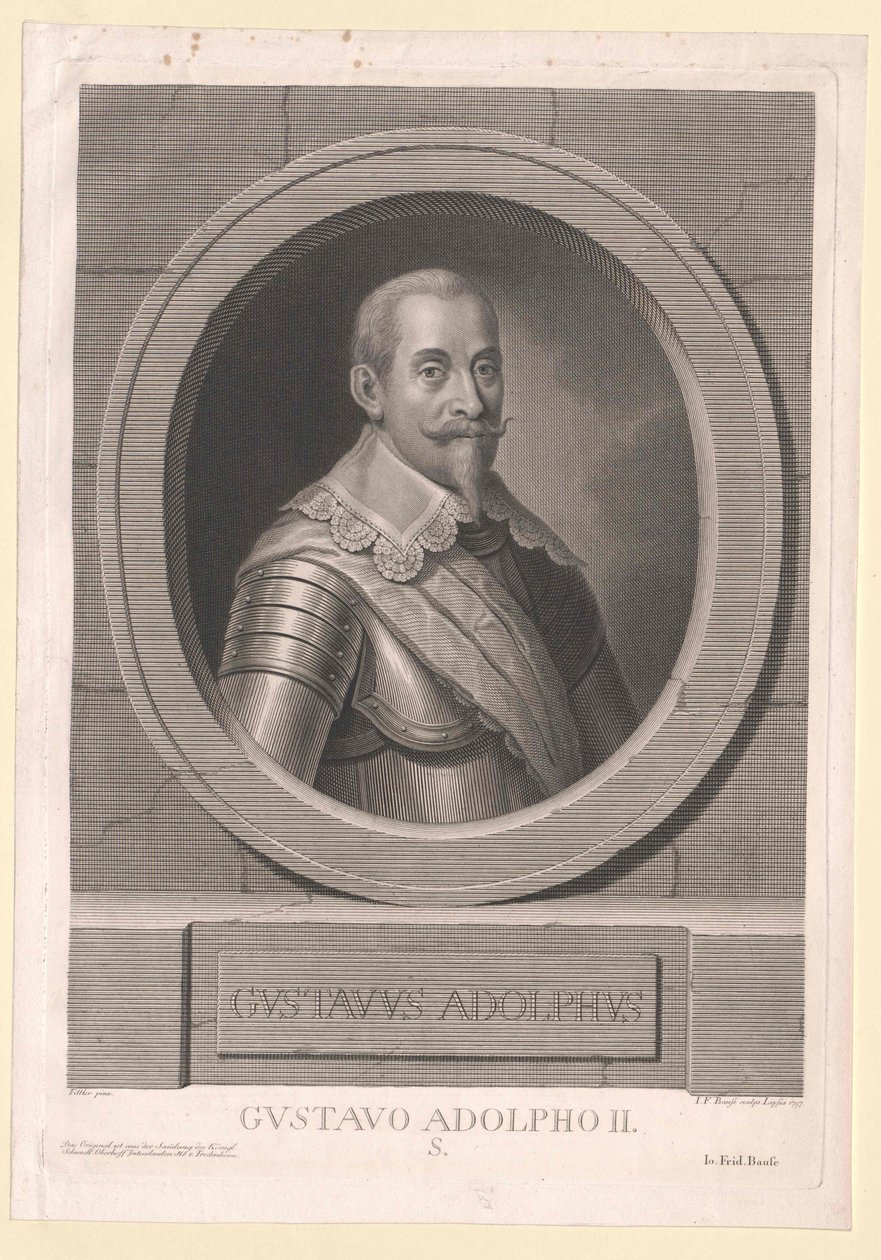 Kong af Sverige Gustav Adolf af Sverige af Artist Unknown