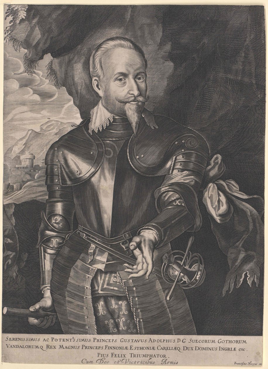 Kong af Sverige Gustav Adolf af Sverige af Artist Unknown