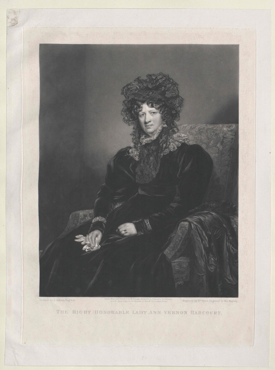 Lady Anne Leveson-Gower af Artist Unknown