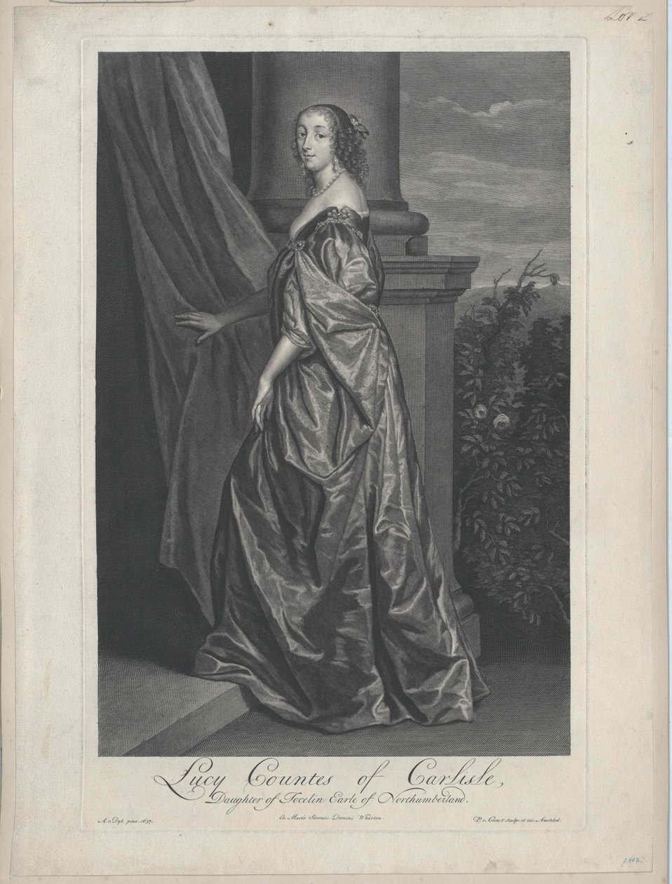 Lady Lucy Percy af Artist Unknown