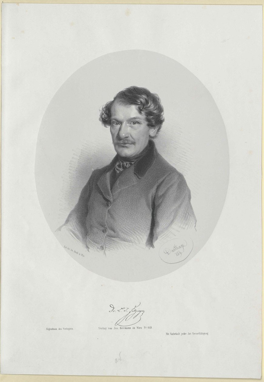 Leopold Joseph Fitzinger af Artist Unknown