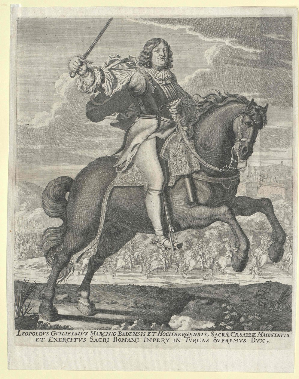 Leopold Wilhelm I af Baden-Baden af Artist Unknown