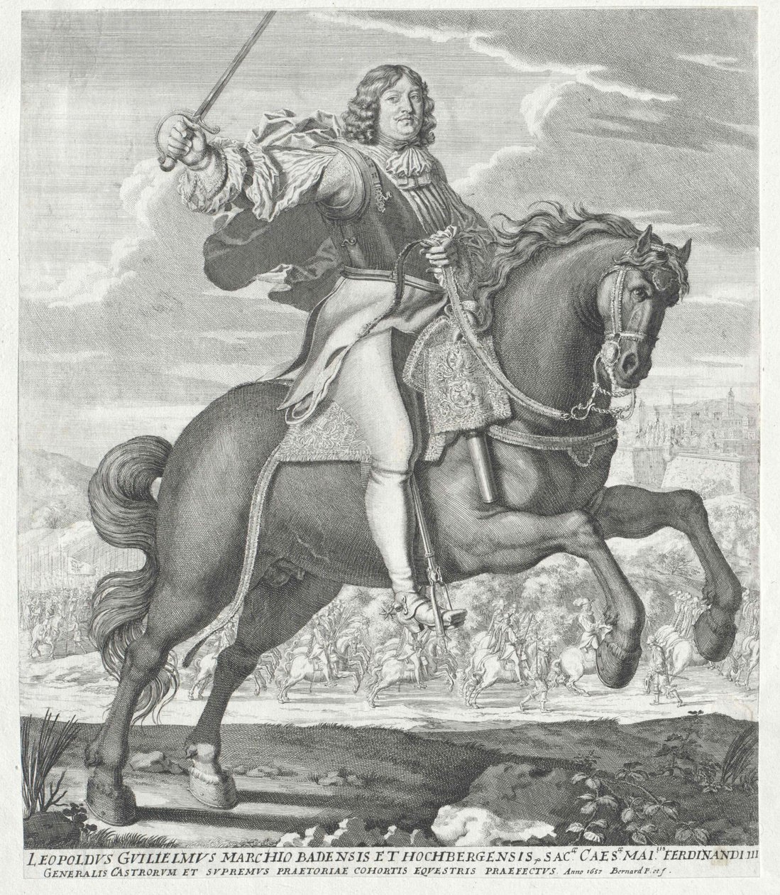 Leopold Wilhelm I af Baden-Baden af Artist Unknown