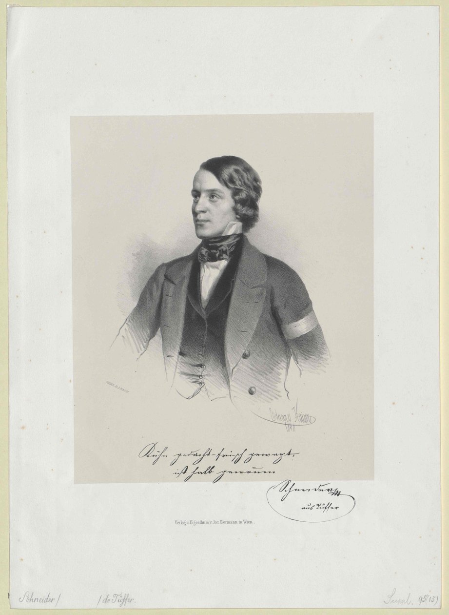 Levede omkring 1848 Schneider af Artist Unknown