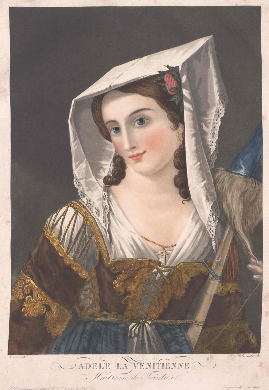 Levede i det 16. århundrede Adele La Venitienne af Artist Unknown