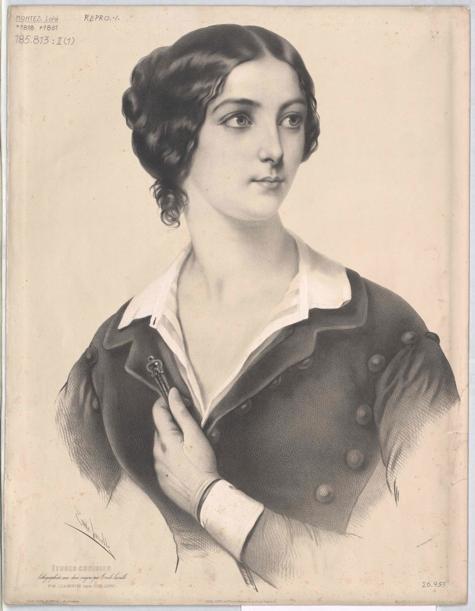 Lola Montez af Artist Unknown