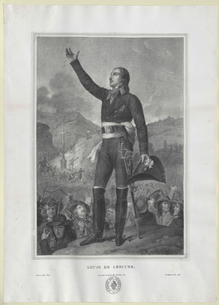 Louis-Marie de Salgues, markis de Lescure af Artist Unknown