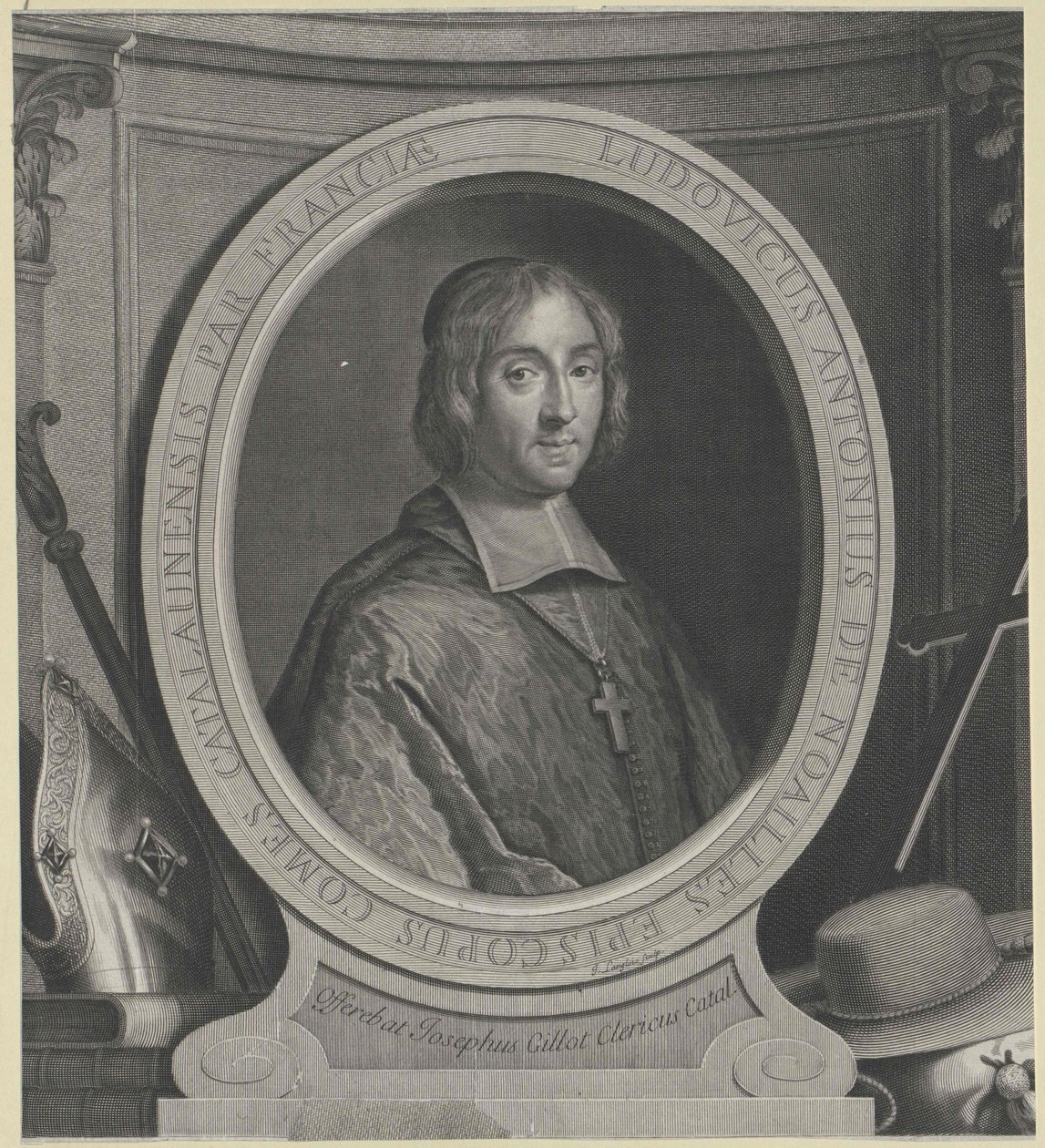 Louis Antoine de Noailles af Artist Unknown
