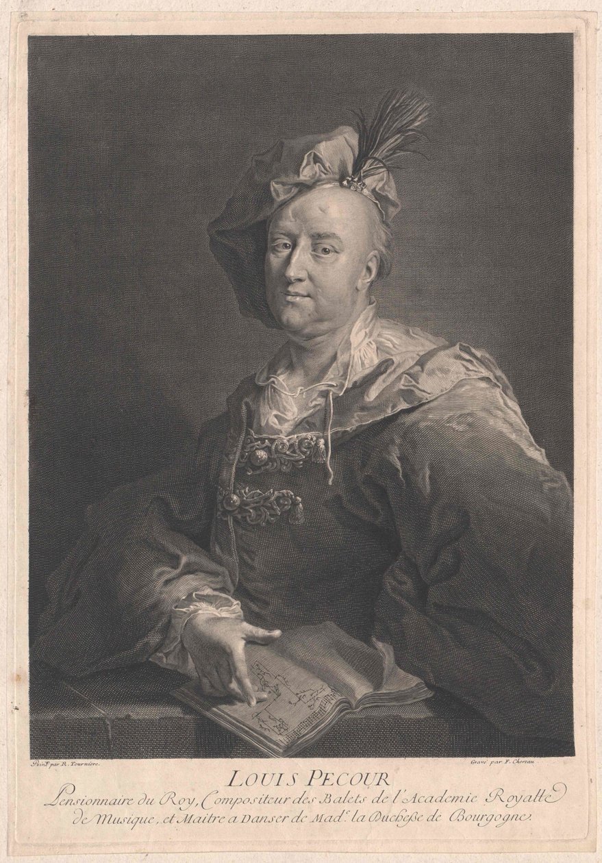 Louis Pecour af Artist Unknown