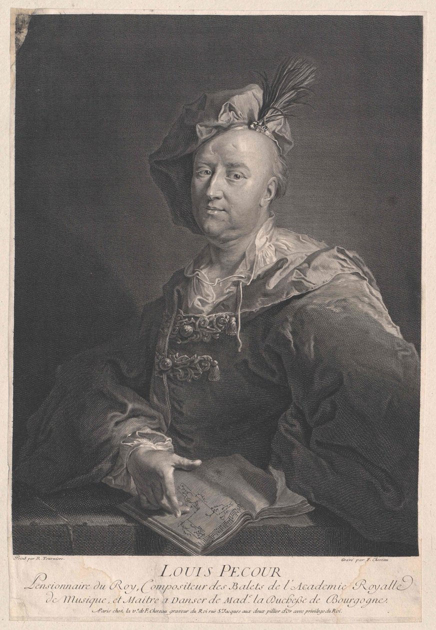 Louis Pecour af Artist Unknown