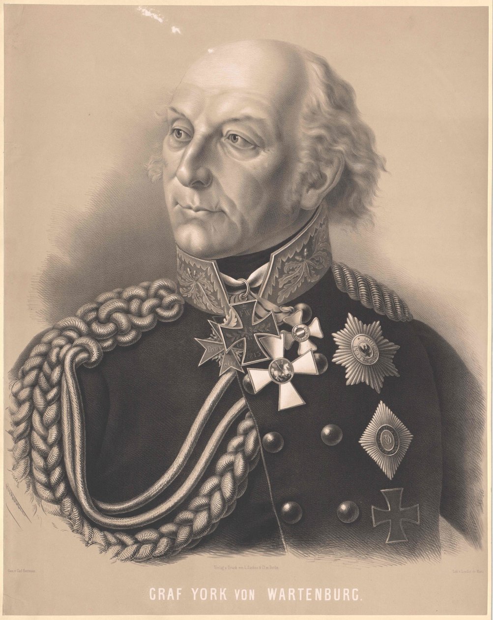 Ludwig Graf Yorck von Wartenburg (tryk) af Artist Unknown