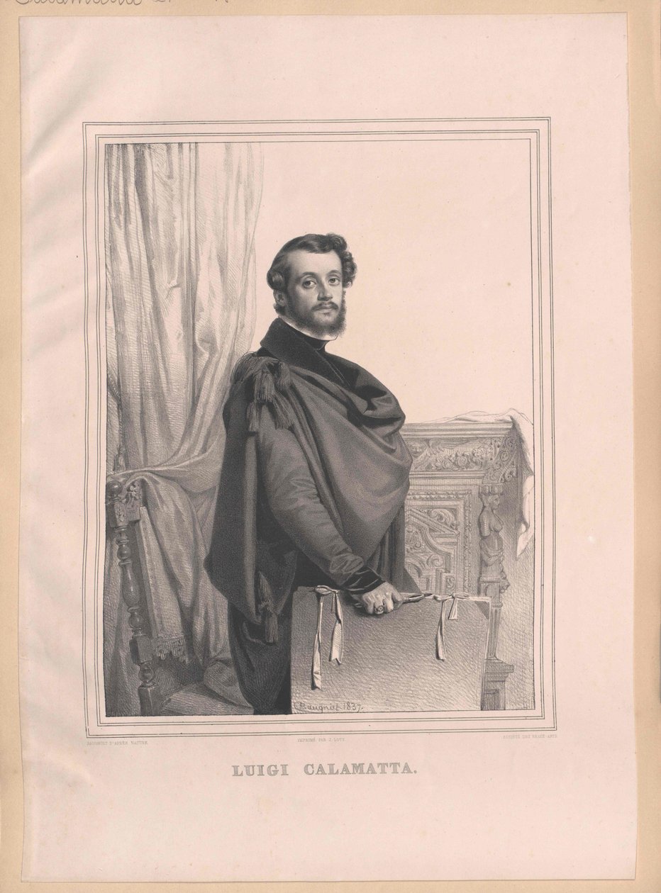 Luigi Calamatta af Artist Unknown