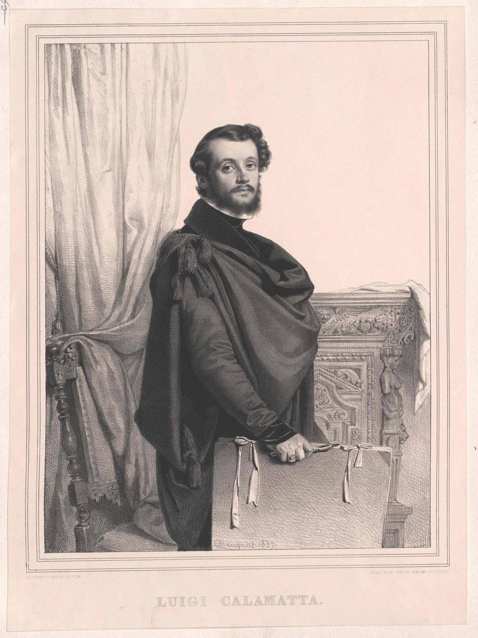 Luigi Calamatta af Artist Unknown