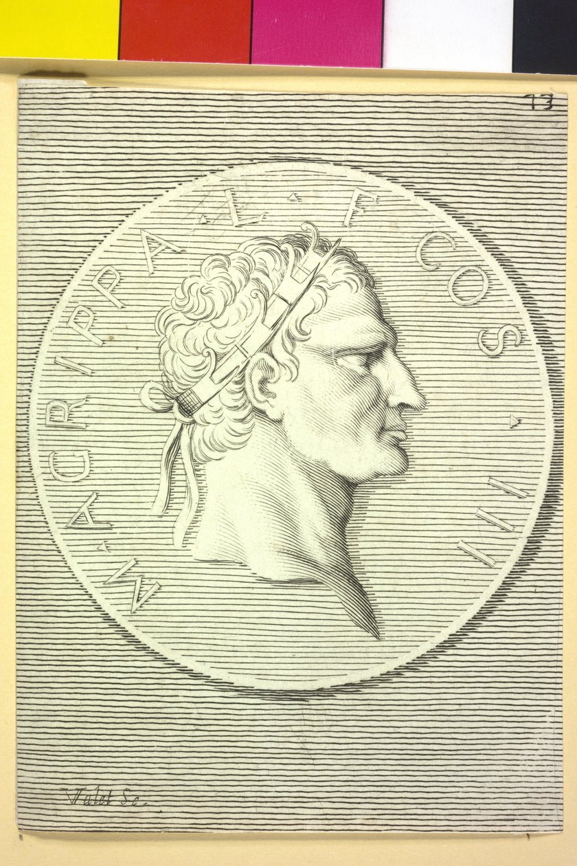 Marcus Vipsanius Agrippa af Artist Unknown