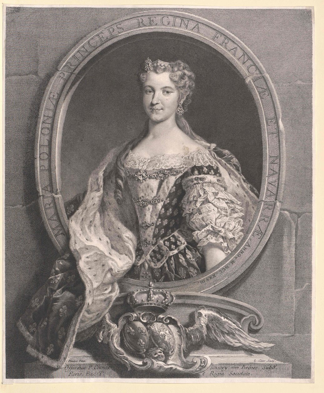 Maria Leszczynska af Artist Unknown