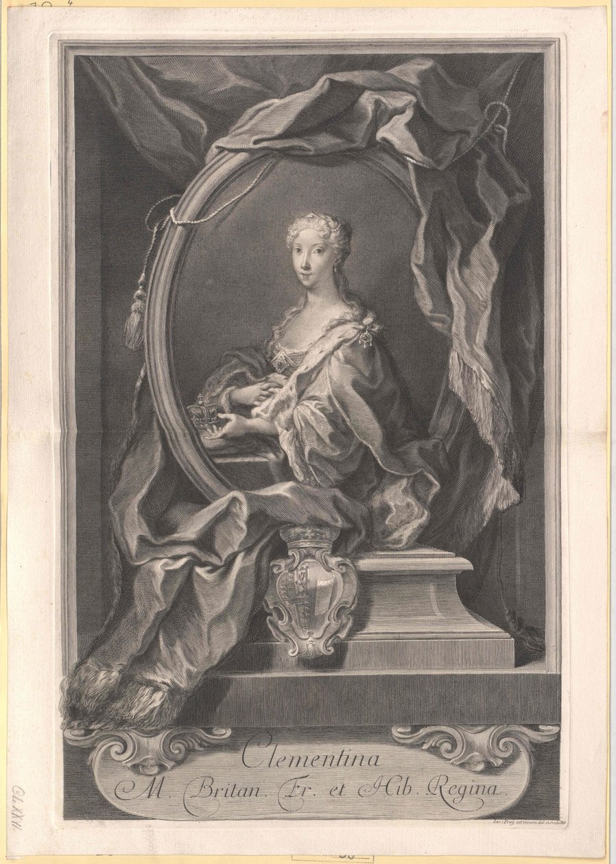 Maria Clementine Sobieska af Artist Unknown