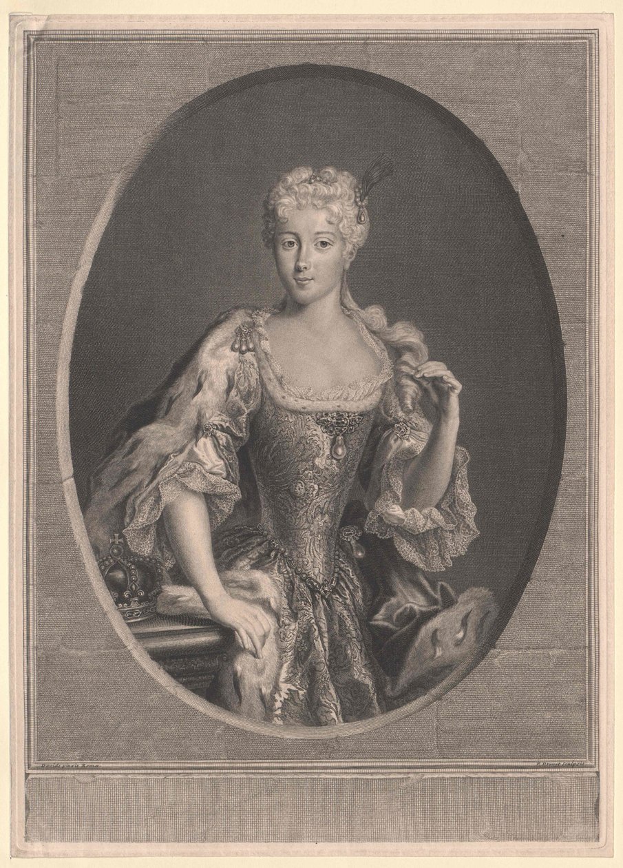 Maria Clementine Sobieska af Artist Unknown