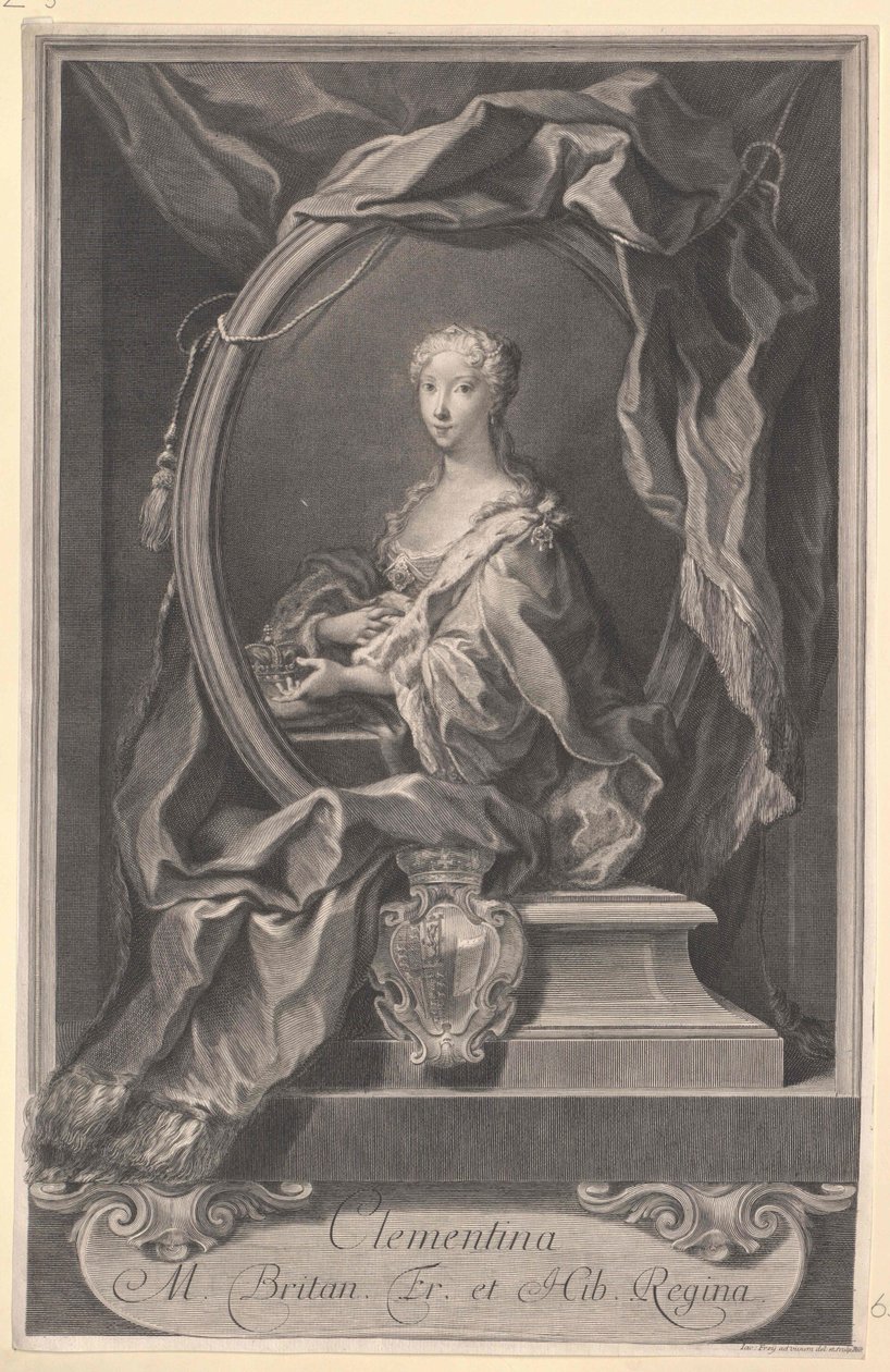 Maria Clementine Sobieska af Artist Unknown