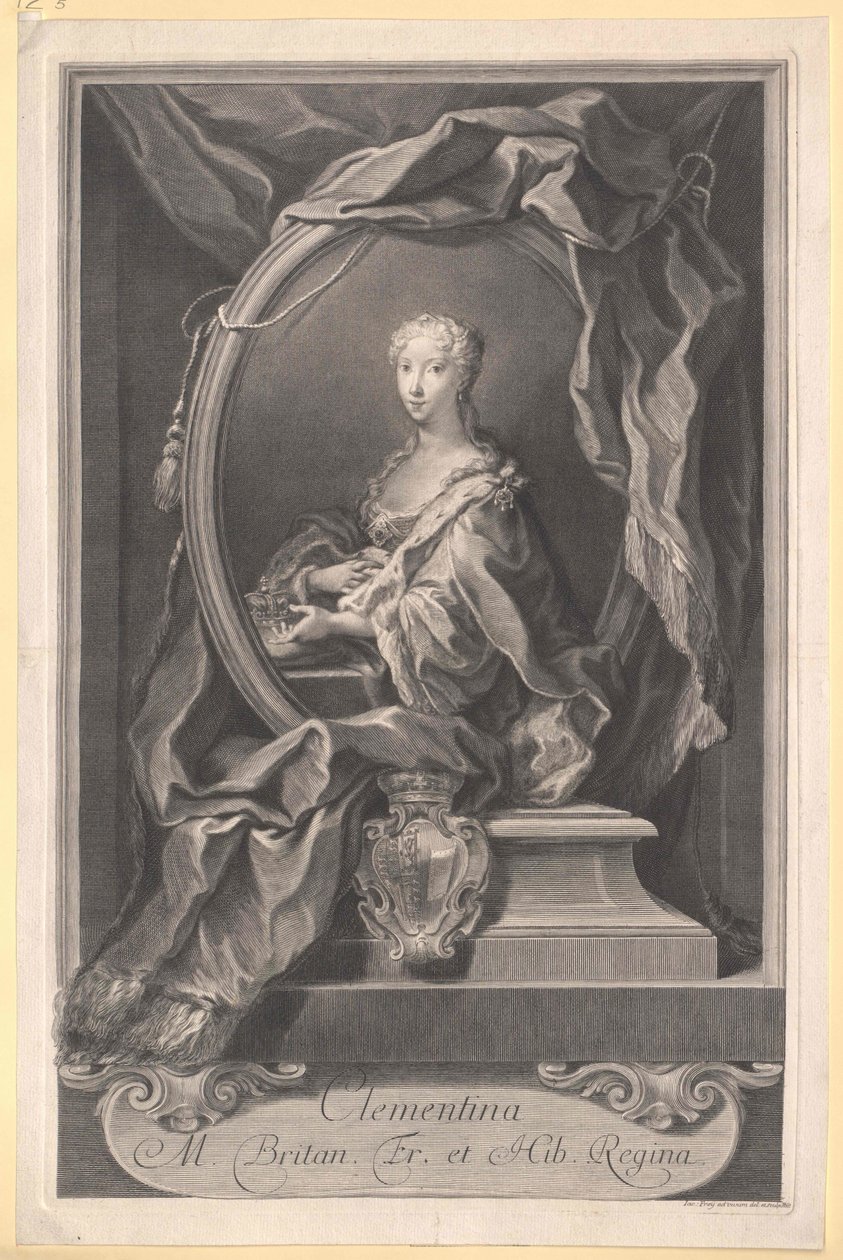 Maria Clementine Sobieska af Artist Unknown