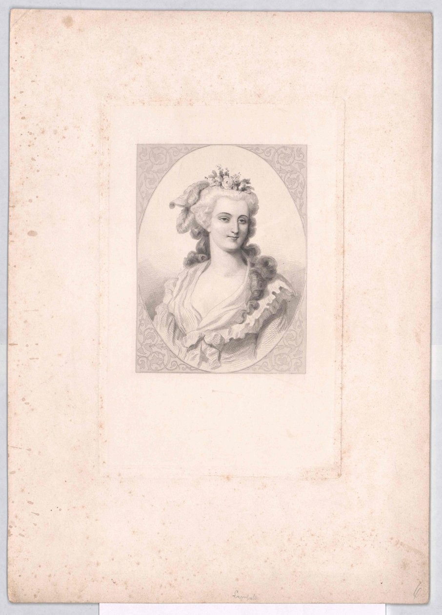 Marie Therese af Savoy Carignan af Artist Unknown