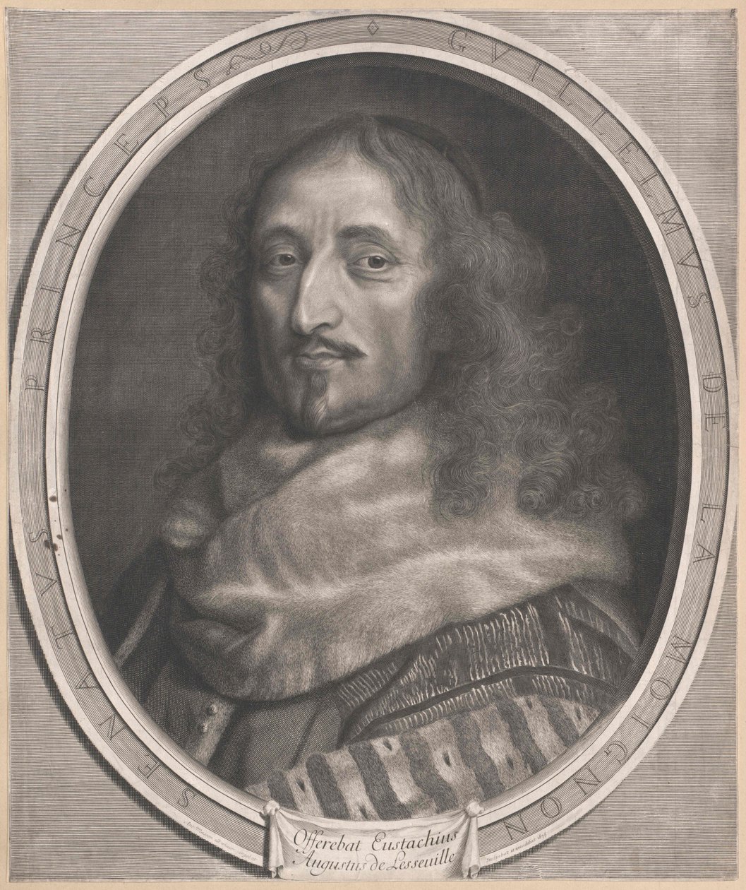 Marquess de Basville Lamoignon (print) af Artist Unknown