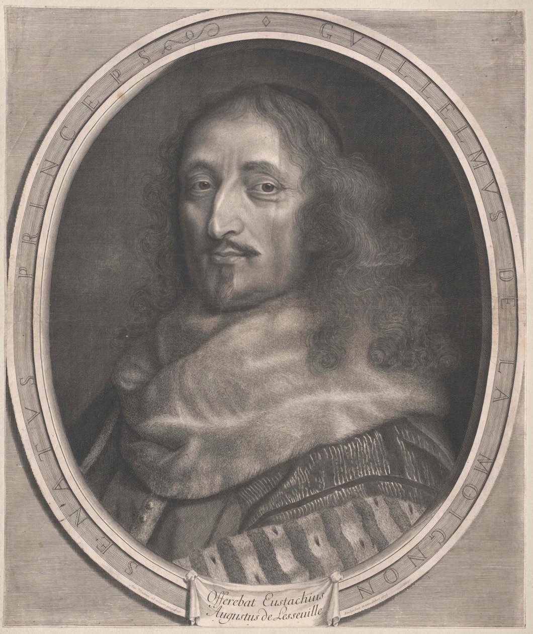 Marquess de Basville Lamoignon (print) af Artist Unknown