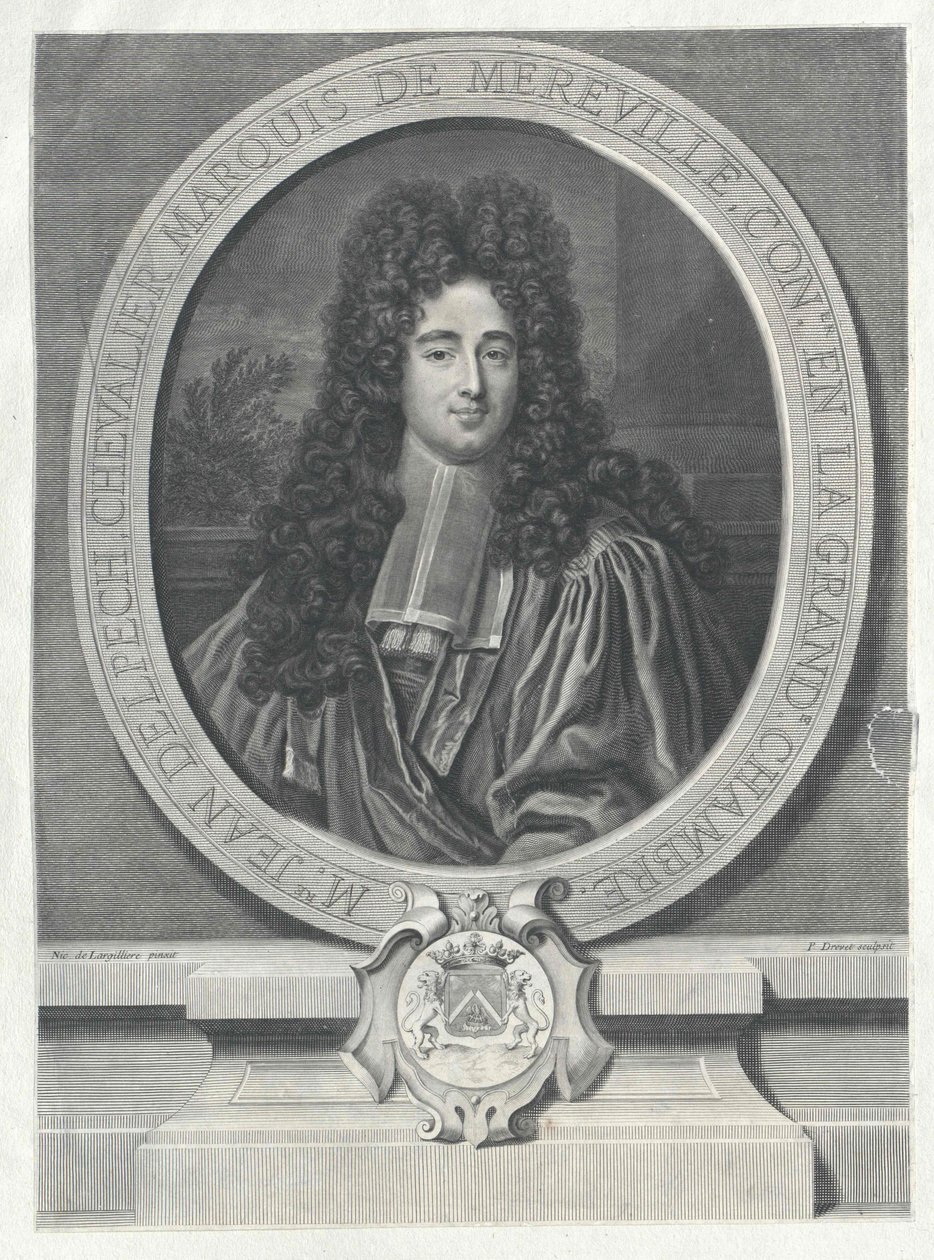 Marquess de Mereville Delpech af Artist Unknown