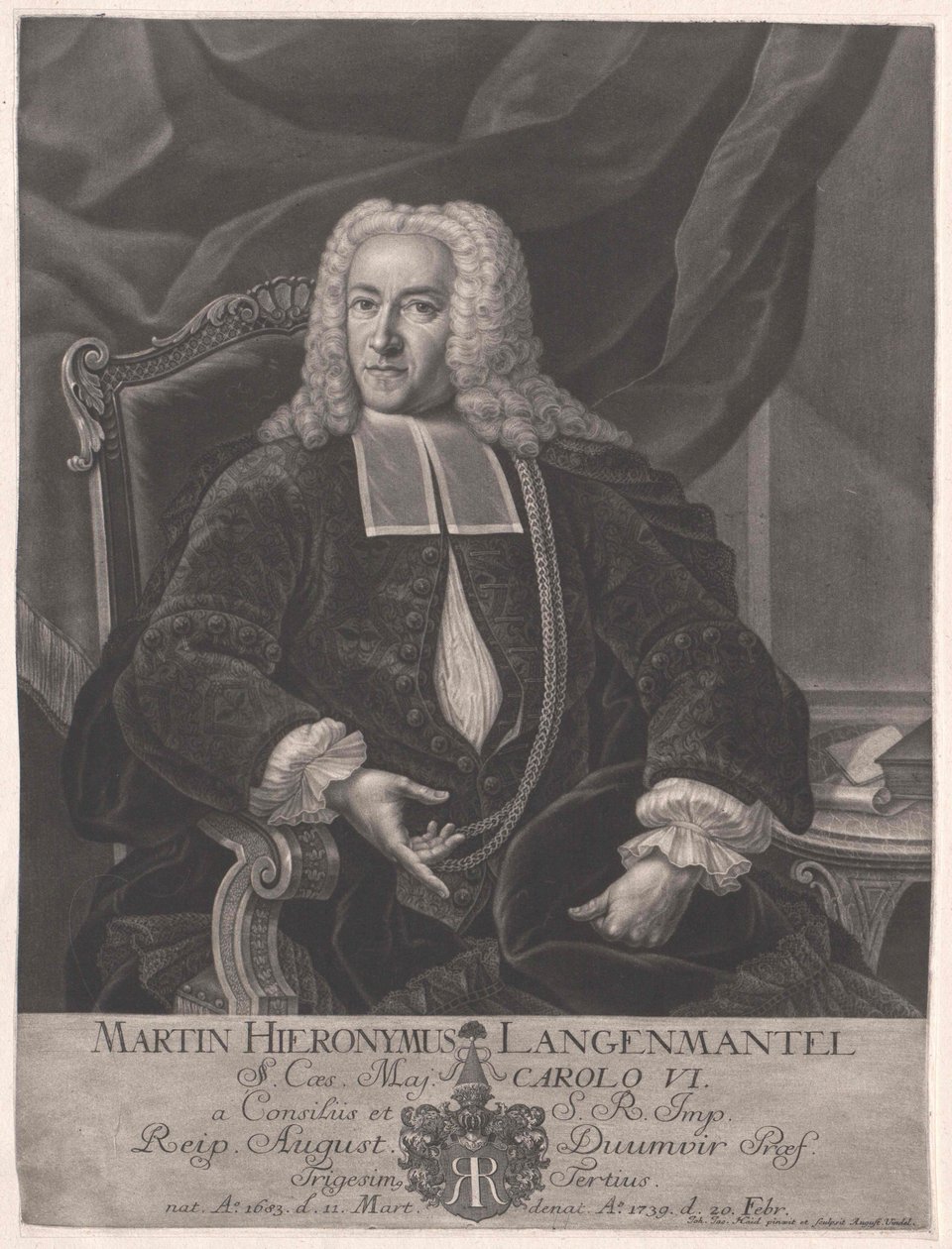 Martin Jerome Langenmantel af Artist Unknown