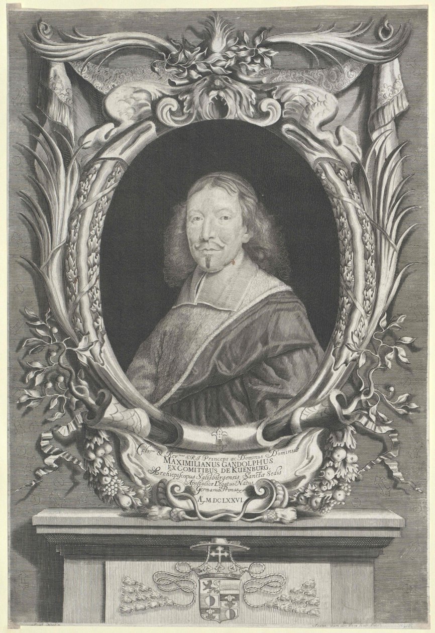 Max Gandolf greve Kueenburg af Artist Unknown
