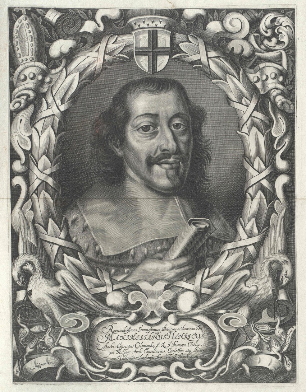 Maximilian Heinrich, hertug af Bayern, kurfyrste00720073007400200076on K006c006e0000 (print) af Artist Unknown