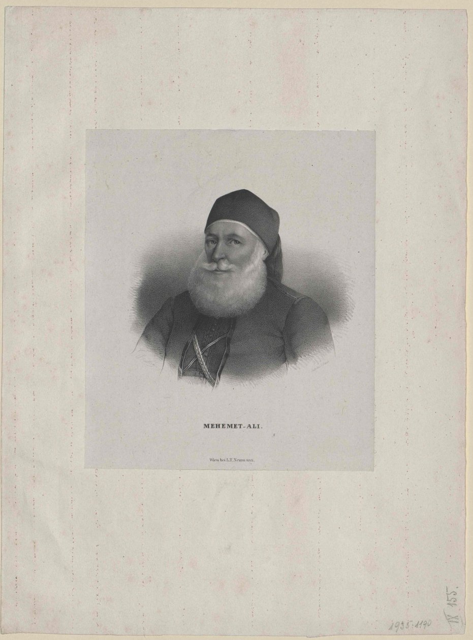 Mehemed Ali bashaw (print) af Artist Unknown
