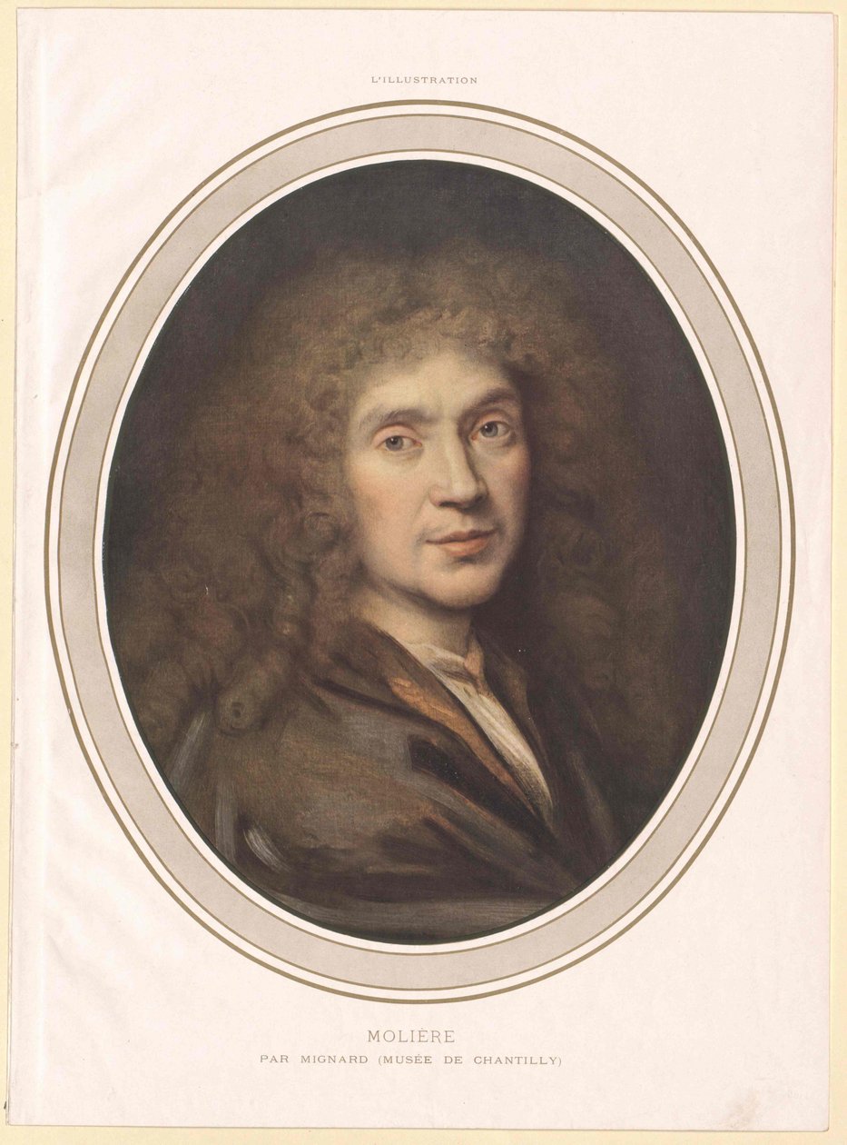 Moliere (skriv ud) af Artist Unknown