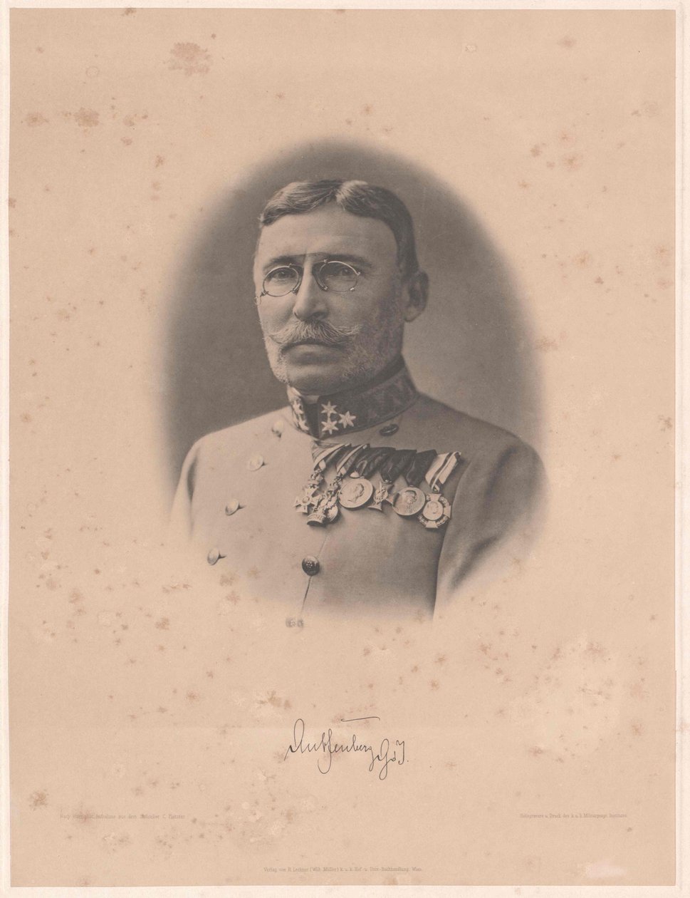 Moritz Baron Auffenberg fra Komar007700000000 af Artist Unknown
