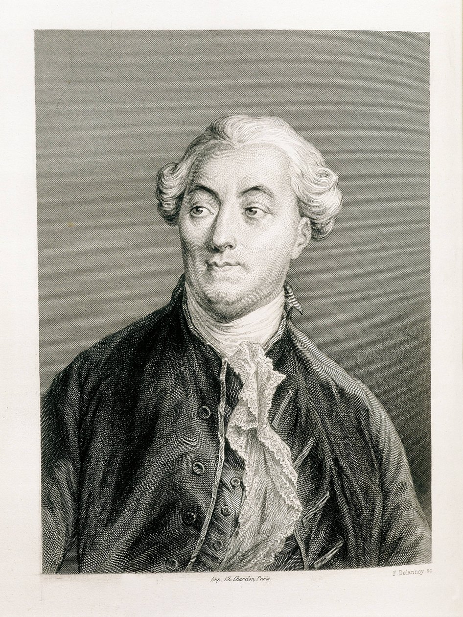 NECKER, Jacques (1732-1804). Schweizisk finansmand og statsmand i Frankrigs tjeneste. Gravering (1883). Litografi. SPANIEN. CATALONIEN. Barcelona. Biblioteca de Catalunya (Cataloniens nationalbibliotek) af Artist Unknown