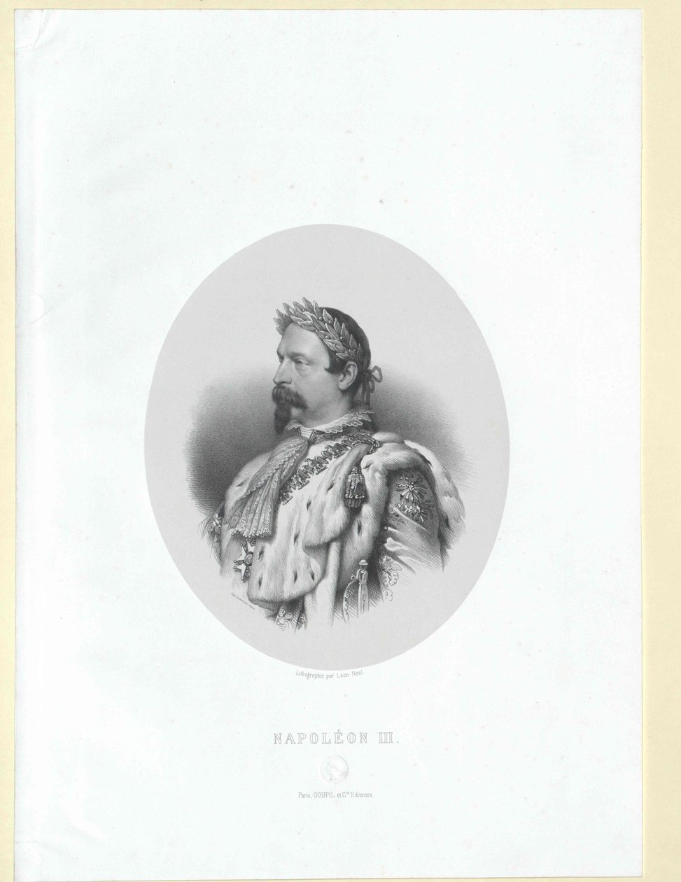 Napoleon III kejser af Frankrig, af Artist Unknown
