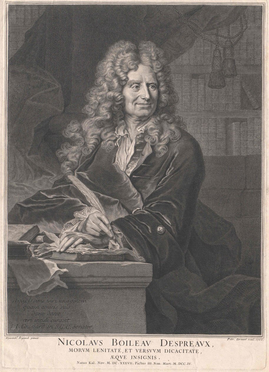 Nicolas Boileau-Despreaux af Artist Unknown