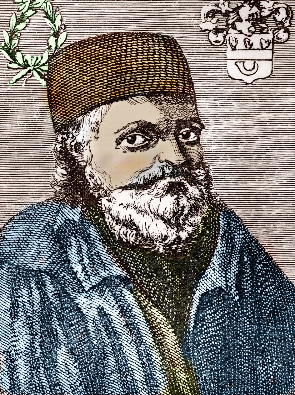 Nicolas Flamel (kobberstik) af Artist Unknown