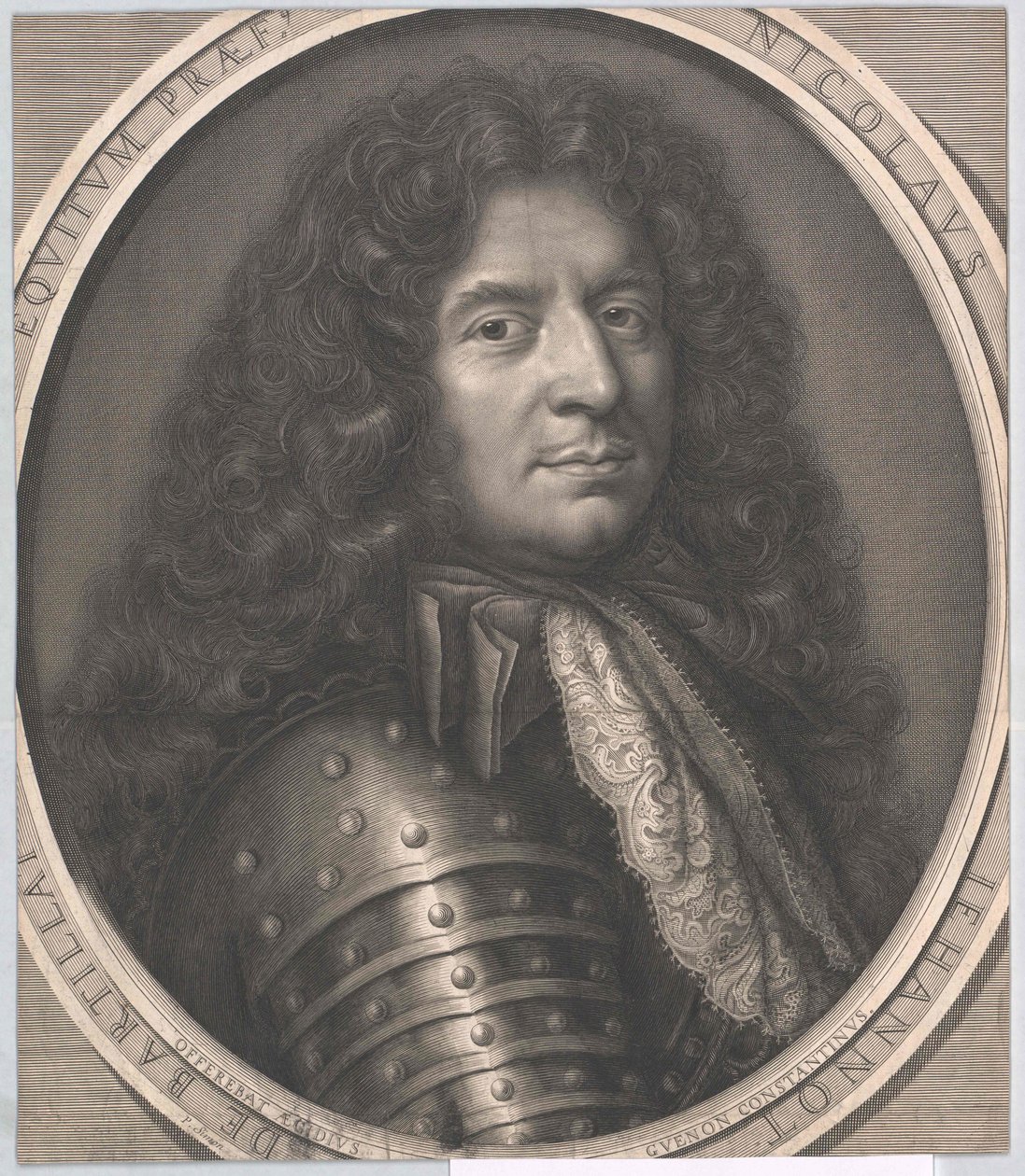 Nicolas Jehannot de Bartillat (tryk) af Artist Unknown