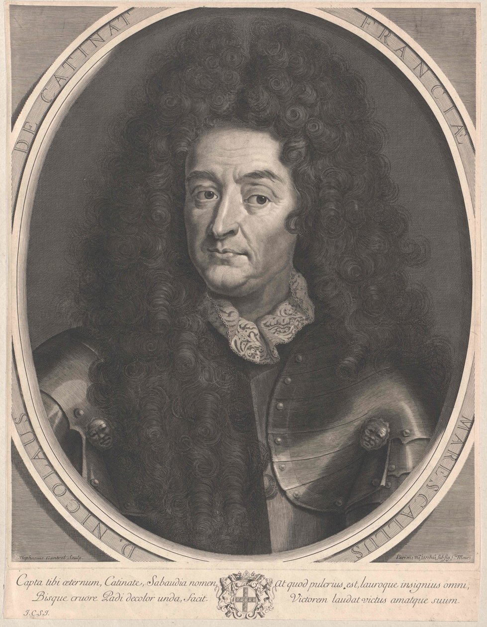 Nicolas de Catinat (tryk) af Artist Unknown
