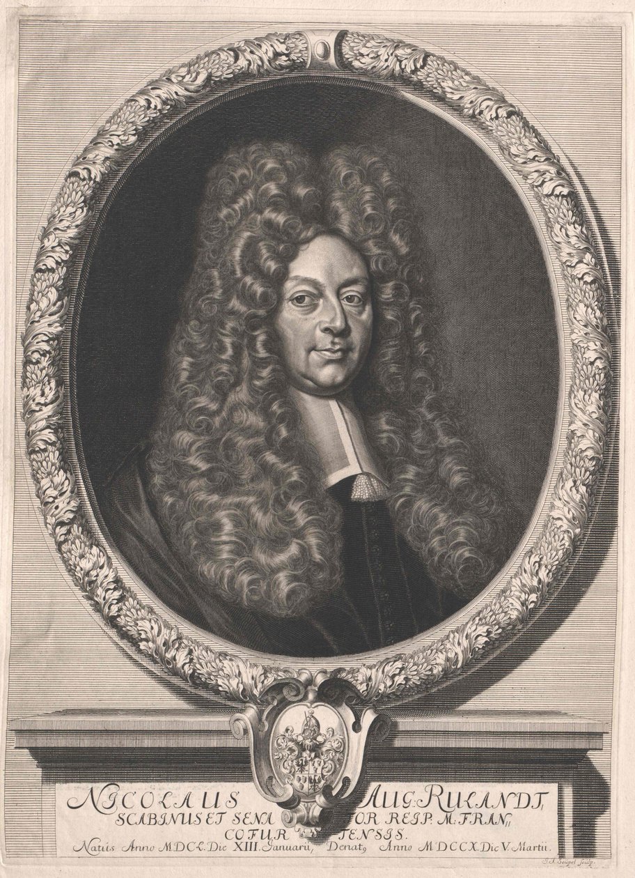 Nicolaus August Ruland (print) af Artist Unknown