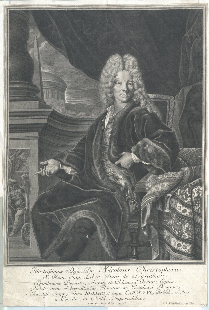 Nicolaus Christoph baron von Lyncker af Artist Unknown