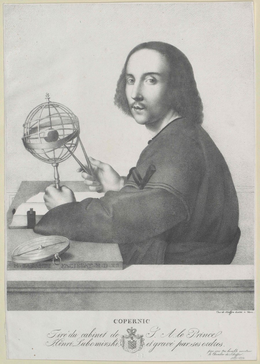 Nicolaus Kopernikus af Artist Unknown