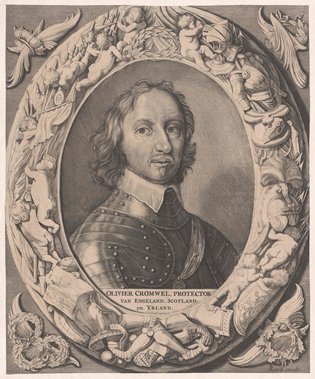 Oliver Cromwell af Artist Unknown