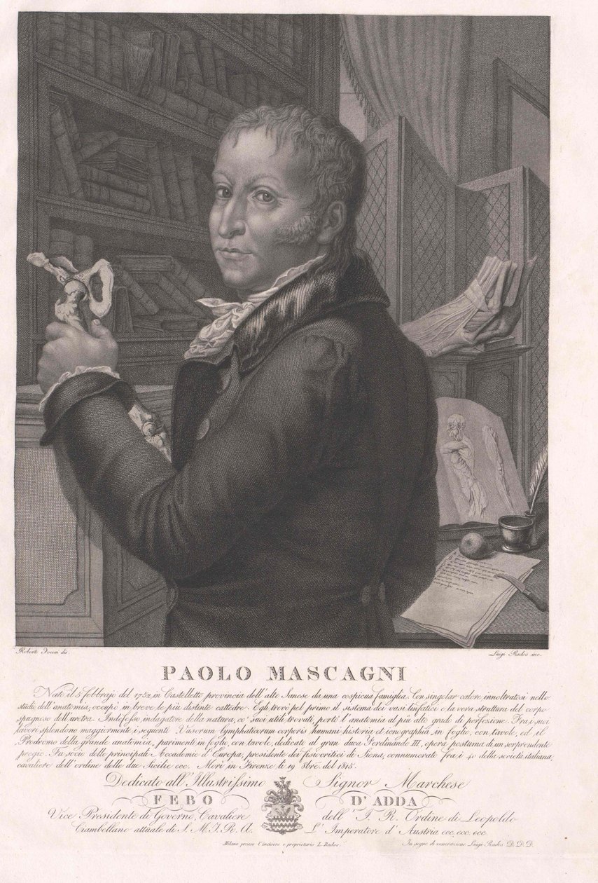 Paolo Mascagni af Artist Unknown