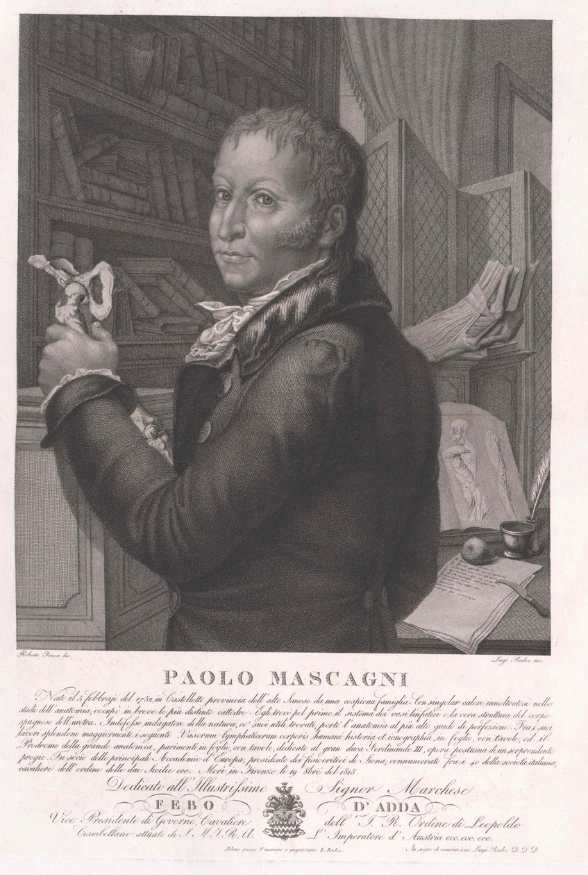 Paolo Mascagni af Artist Unknown